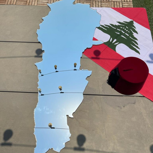 مرآة خريطة لبنان